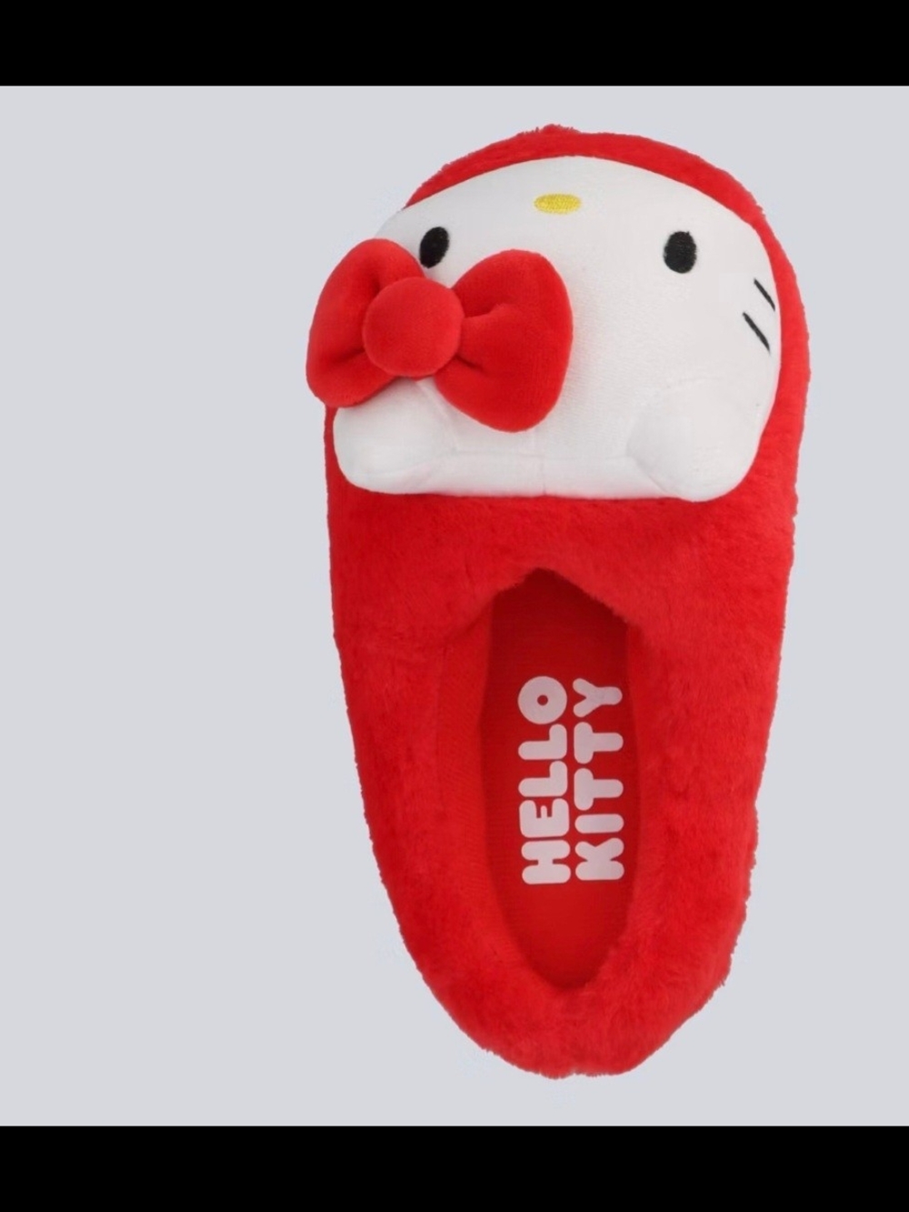 Hello Kitty Red Plush Character Slipper